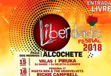 Festival da Liberdade em Alcochete de 15 e 16 de junho