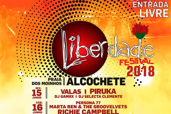 Festival da Liberdade em Alcochete de 15 e 16 de junho