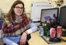 Investigadora Cátia Martins, autora do BeerAMA, Universidade de Aveiro