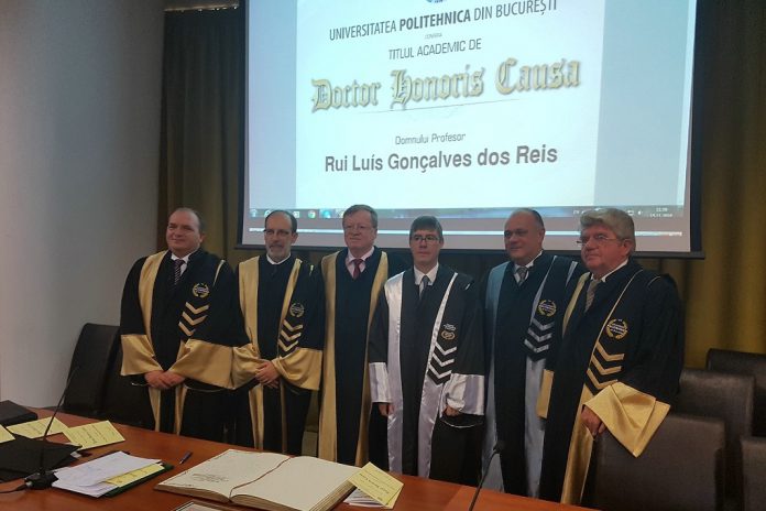 Universidade Politécnica de Bucareste distingue Rui L. Reis com honoris causa
