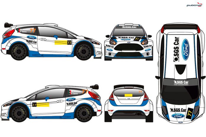 SGS Car Racing de Ford Fiesta R5 no Rali de Fafe com Nuno Madeira ao volante