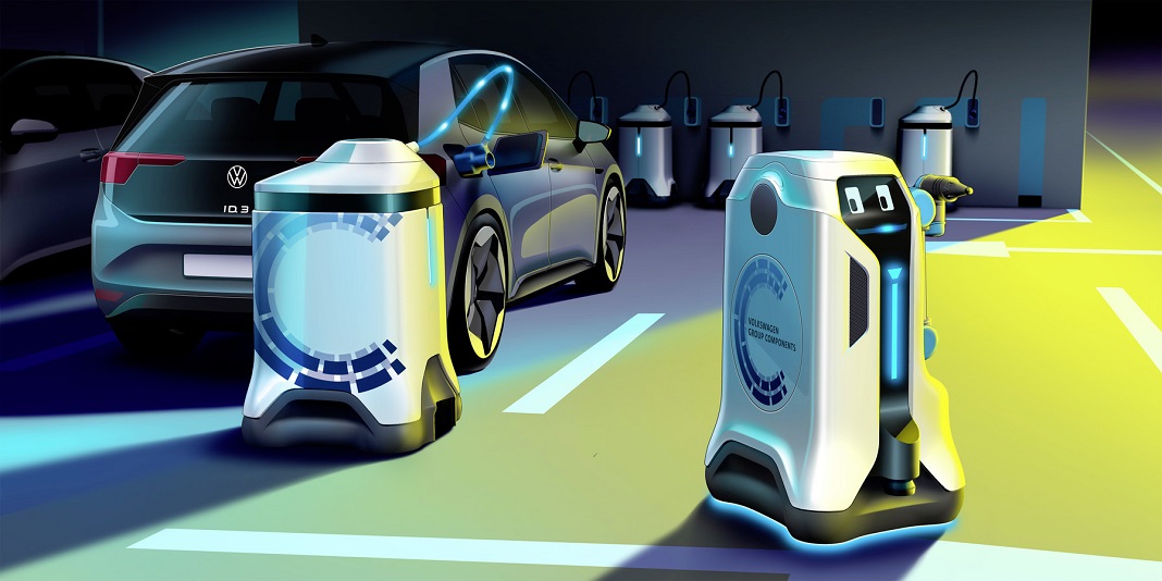 Carregamento dos carros elétricos será feito por robôs