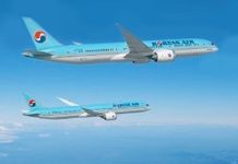 Korean Air encomenda 20 aviões Boeing 787 Dreamliner