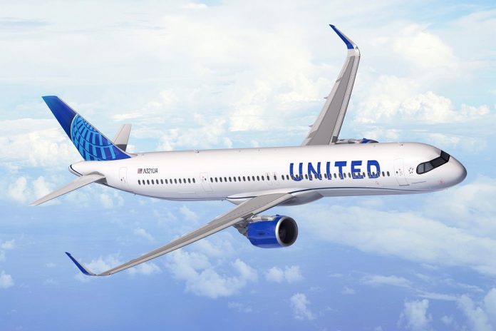 United Airlines encomenda 50 aviões Airbus A321XLR
