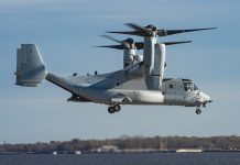 Bell Boeing entrega primeiro Osprey MV-22 modificado