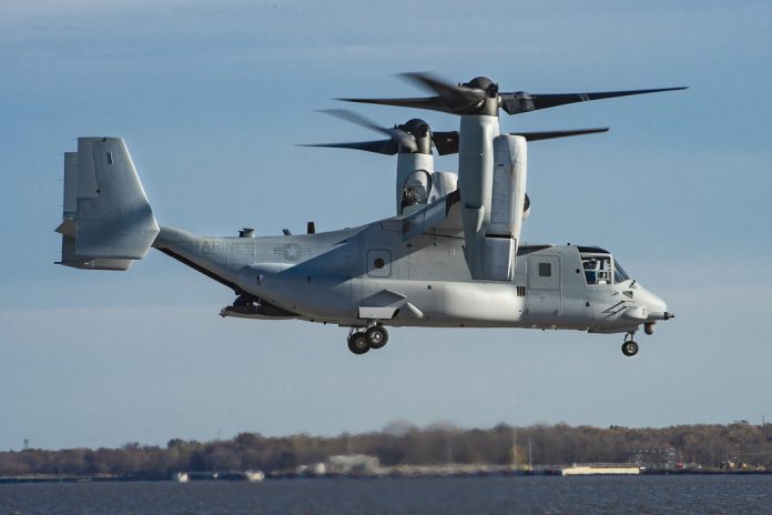 Bell Boeing entrega primeiro Osprey MV-22 modificado