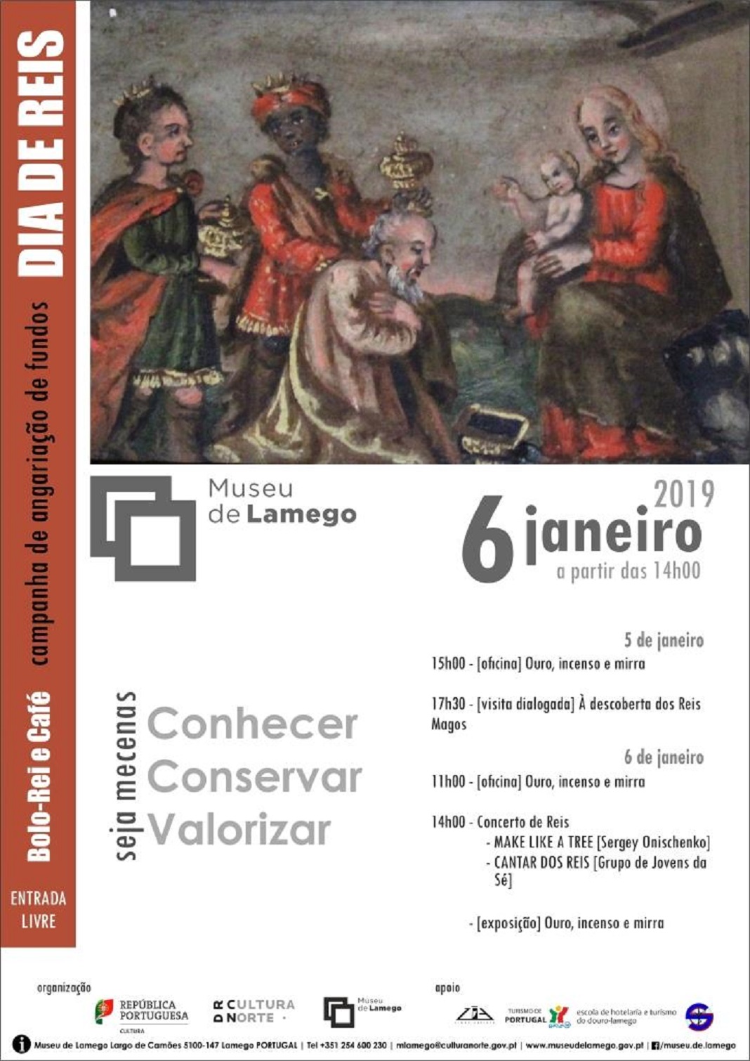 Dia de Reis, 6 de janeiro, no Museu de Lamego