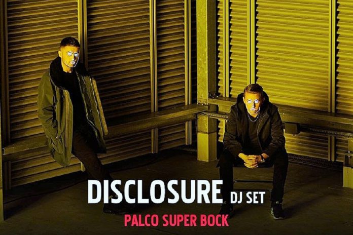 Disclosure DJ Set a 20 de julho no Palco Super Bock, no Meco