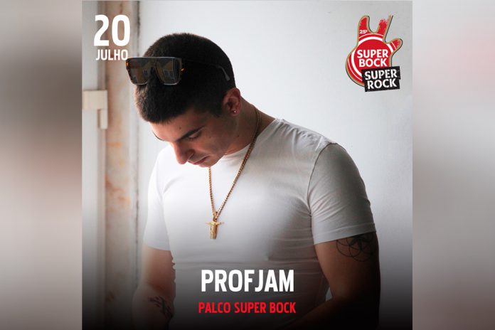 ProfJam no Palco Super Bock a 20 de julho do Super Bock Super Rock