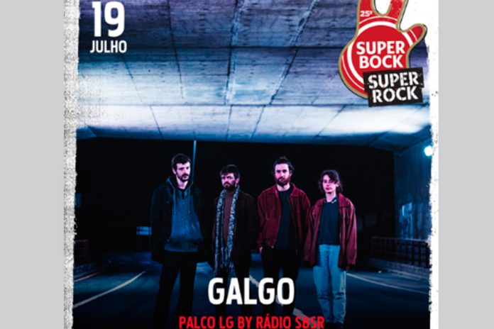 Galgo no Super Bock Super Rock a 19 de julho