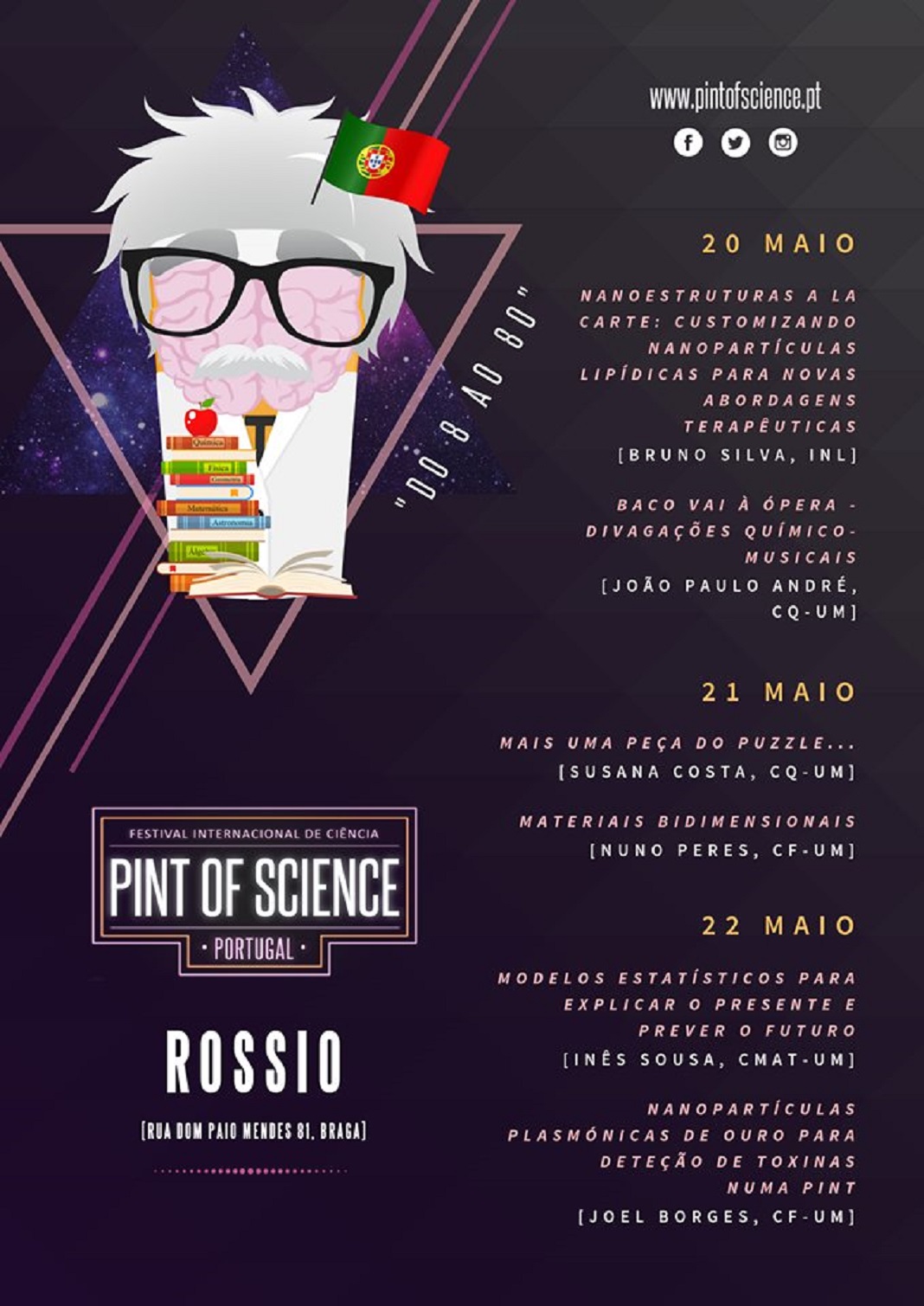 Festival “Pint of Science”: 18 investigadores apresentam projetos em bares de Braga