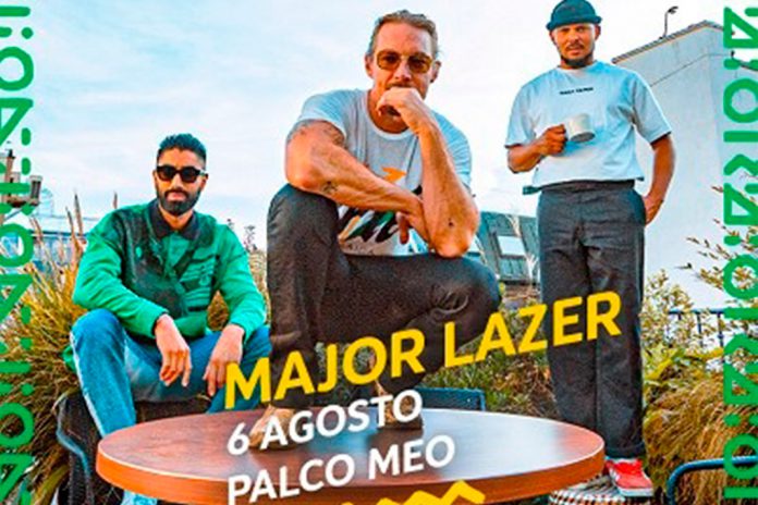 Major Lazer a 6 de agosto no MEO Sudoeste