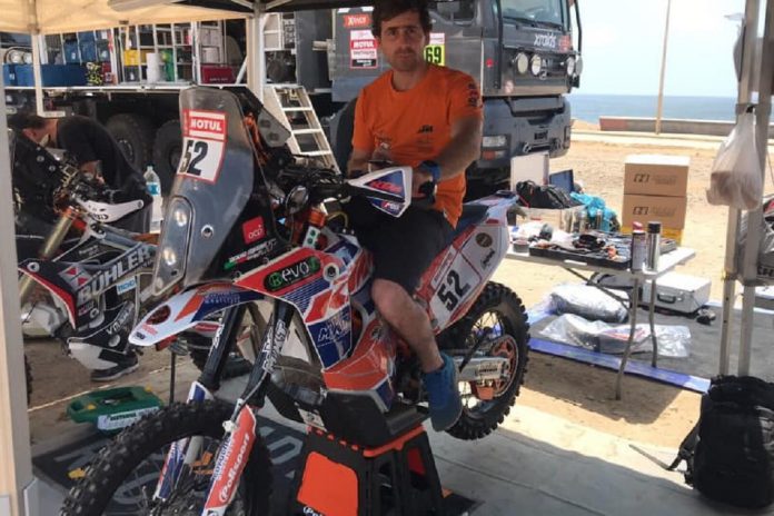 David Megre manteve boa navegação para um 43º lugar no Dakar