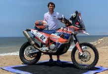 David Megre mais perto de terminar o Dakar em Lima