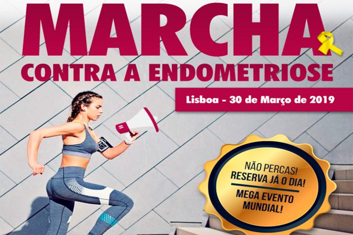 Endometriose com marcha para a consciencialização