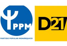 Democracia21 e Partido Popular Monárquico juntos às Legislativas