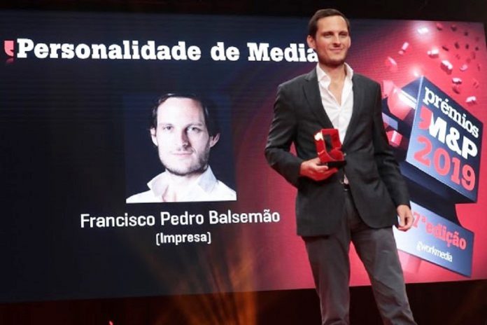 Prémios Meios & Publicidade 2019: Francisco Pedro Balsemão é a personalidade do ano