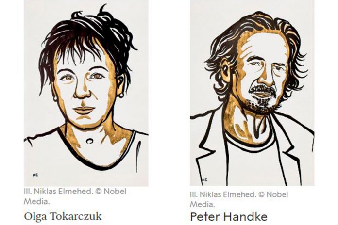 Nobel de Literatura de 2018 atribuído a Olga Tokarczuk e de 2019 a Peter Handke