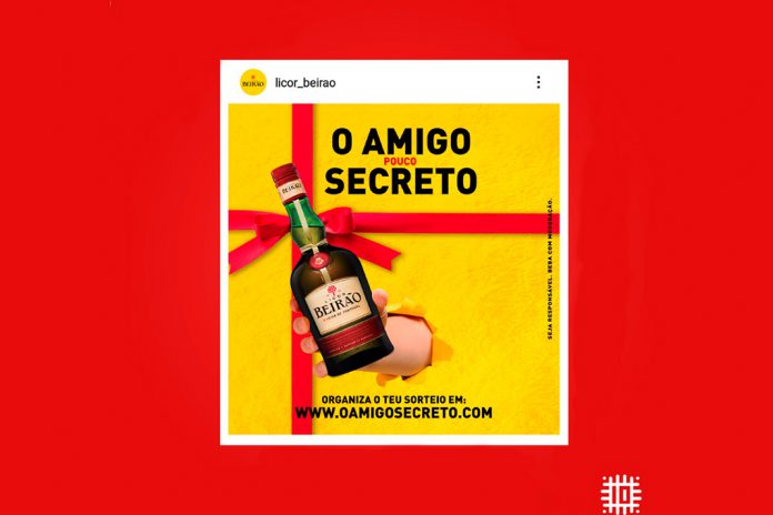 Licor Beirão é neste Natal o Amigo (pouco) Secreto