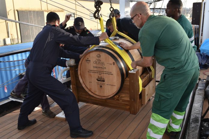 Vinho Villa Oeiras viaja pelo Mundo no Navio-Escola Sagres