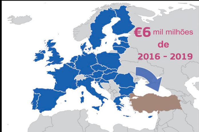 Refugiados: Turquia já recebeu 5,6 mil milhões de euros da União Europeia Refugiados: Turquia já recebeu 5,6 mil milhões de euros da União Europeia