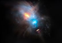 Imagem de dois buracos negros numa colisão galáctica teve colaboração de investigador português