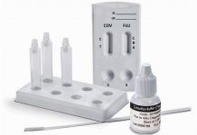 Teste rápido único para COVID-19 e Gripe