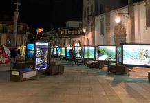 National Geographic Society na Praça da Sé em Bragança