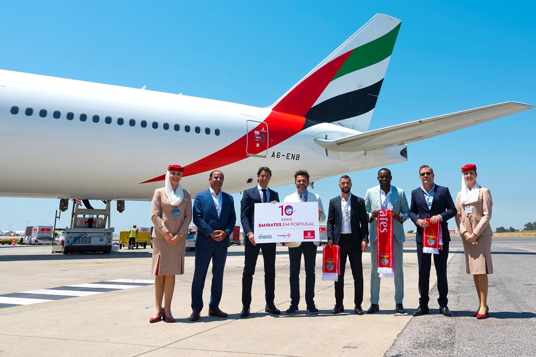 A Emirates celebra 10 anos a ligar Lisboa ao mundo