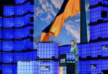 Olena Zelenska pede apoio na Web Summit em Lisboa