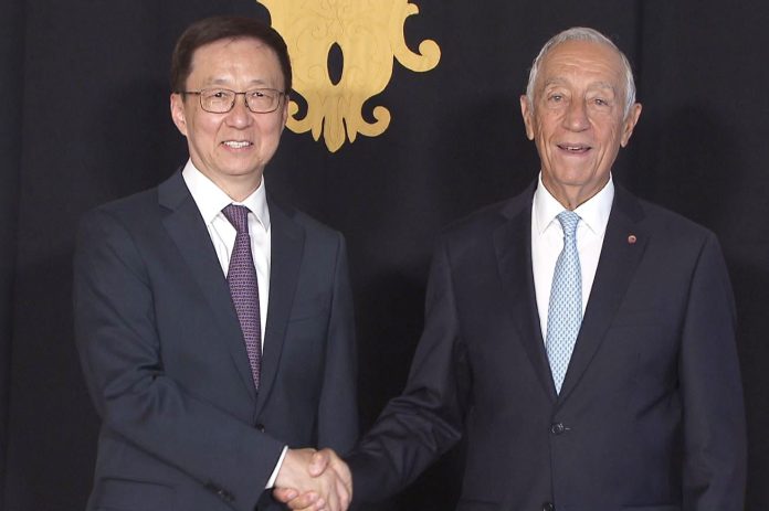 Marcelo recebe Han Zheng, Vice-Presidente da China, em Belém