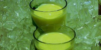 Antioxidante em batidos - smoothies - de espinafre depende dos líquidos usados