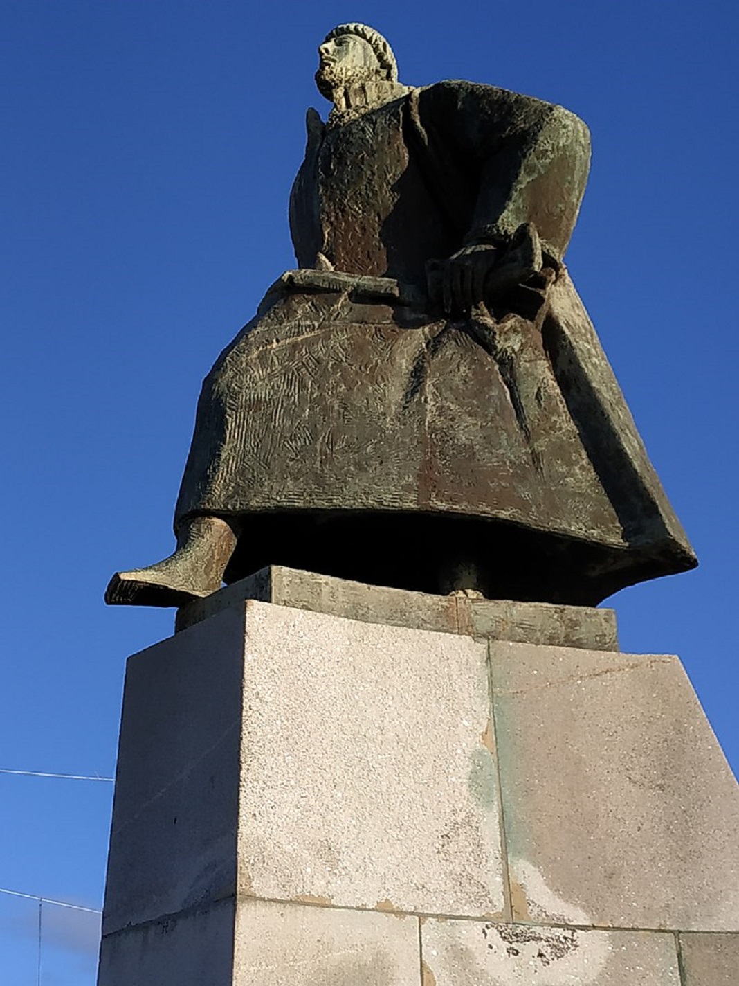 Estátua de João Álvares Fagundes em Viana do Castelo 