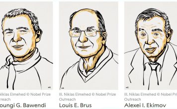 Prémio Nobel da Química 2023 atribuído por descobertas em componentes de nanotecnologia