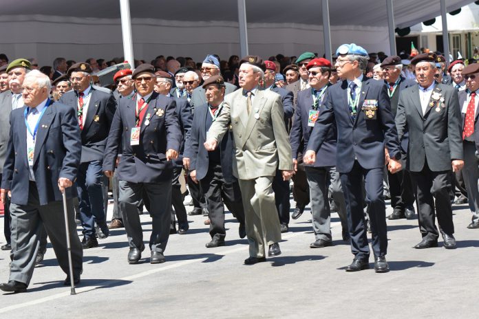 Desfile de Antigos Combatentes no Dia de Portugal