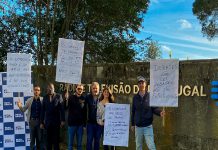 Partido Nova Direita leva protesto à frente da sede da RTP