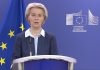 Ursula von der leyen apoia posição do Presidente ucraniano num cessar–fogo a infraestruturas de energia Ursula von der leyen apoia posição do Presidente ucraniano num cessar-fogo a infraestruturas de energia