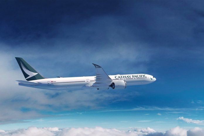 Companhia aérea Cathay Pacific de Hong Kong encomenda mais 14 aviões Boeing 777-9