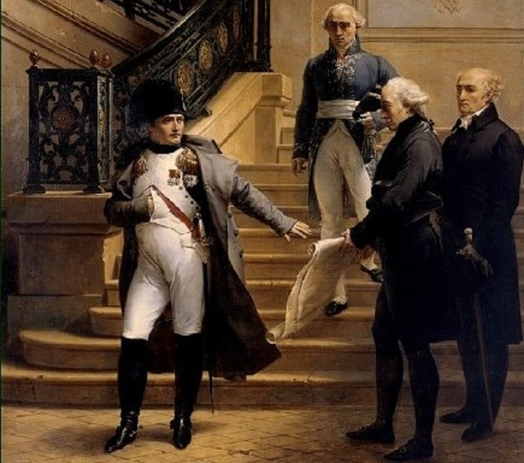 As duas razões possíveis para Napoleão aparecer sempre de mão no peito