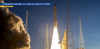 Sentinel-1D Copernicus da UE já está no espaço para monitorar continuamente a Terra Sentinel-1D Copernicus da UE já está no espaço para monitorar continuamente a Terra.