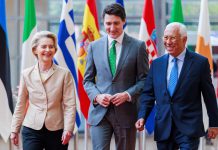 Canadá e União Europeia querem promover e diversificar o comércio e manter apoio à Ucrânia