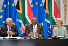 Cimeira UE-África do Sul lança iniciativa de Diálogo de Paz, Segurança e Defesa