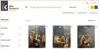 Pinturas do MNSR disponíveis no Marks on Art – Projeto RKD Instituto Neerlandês de História da Arte