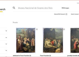 Pinturas do MNSR disponíveis no Marks on Art – Projeto RKD Instituto Neerlandês de História da Arte