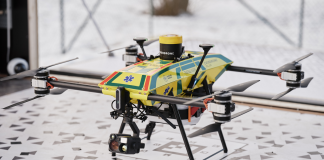 Drones para serviços de emergência médica lançados pela empresa sueca Everdrone Drones para serviços de emergência médica lançados pela empresa sueca Everdrone