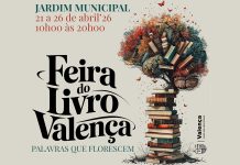 Feira do Livro no Jardim Municipal de Valença onde há mais do que livros