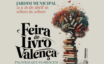 Feira do Livro no Jardim Municipal de Valença onde há mais do que livros
