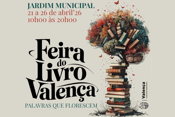 Feira do Livro no Jardim Municipal de Valença onde há mais do que livros
