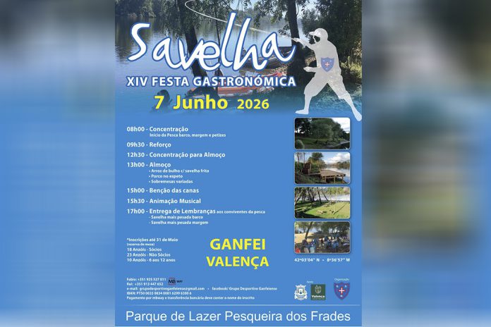 Festa Gastronómica da Savelha em Ganfei, Valença, enche o rio Minho de pescadores