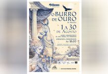 “O Burro de Ouro” no palco do Museu Arqueológico de São Miguel Odrinhas, Sintra, pelo Grupo de Teatro TapaFuros